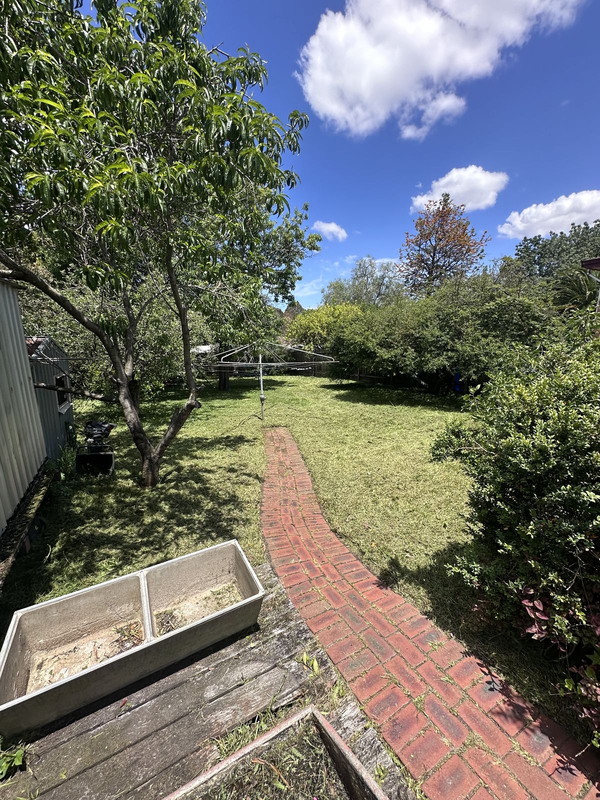 Clean mowed lawn and pristine garden after Northside LPC clearance